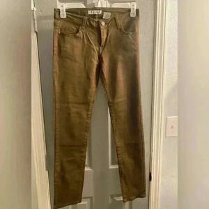 Emperial Premium Denim Skinny Stretchy jeans in brown NWT Juniors  size 11